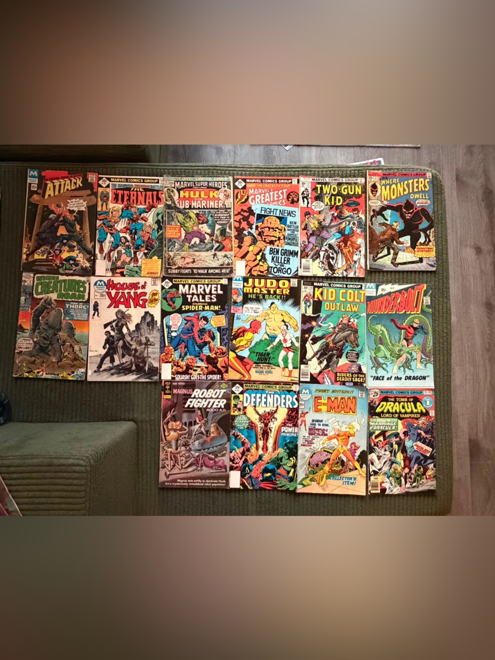 VINTAGE MARVEL SCI FI COMIC BOOK LOT 14 COMICS